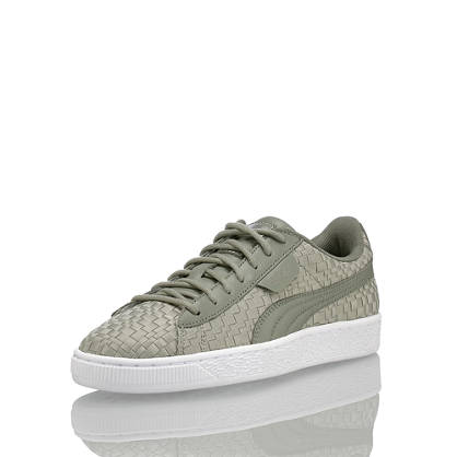 puma damen sneaker satin grau puma damen sneaker satin grau